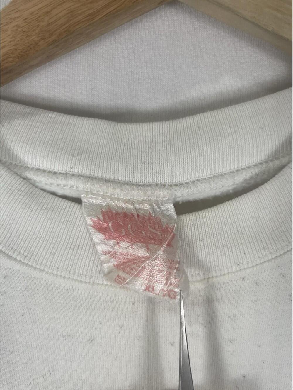Vtg Ottawa Canada RCMP Mountees White Sweatshirt Crewneck Made In Canada Sz XL - Picture 5 of 15